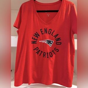 New England Patriots Red Women's Top